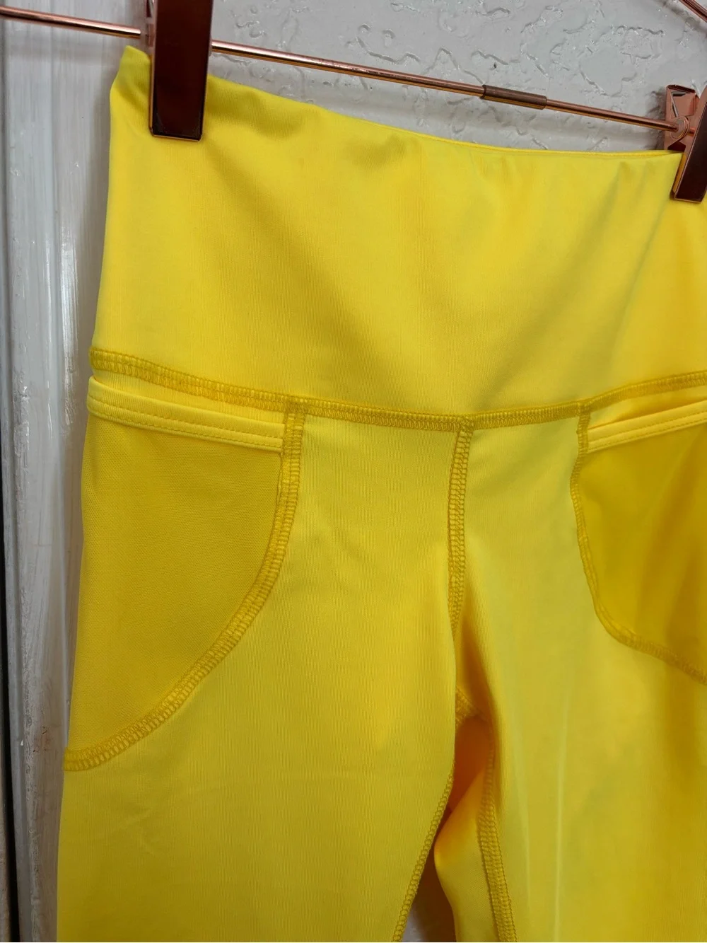 Tiger Friday ' Bright Yellow High-Waist Pocket Leggings